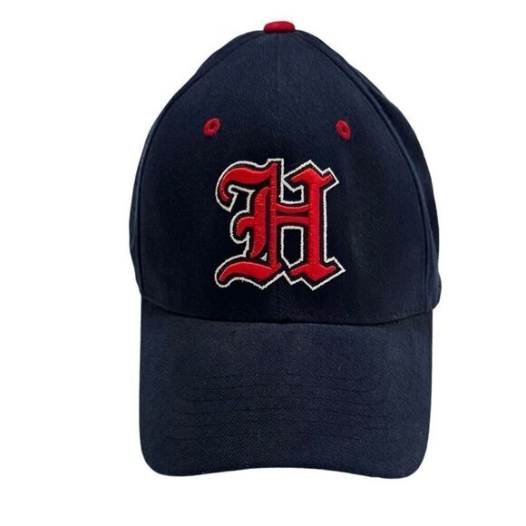 HARD ROCK CAFE LAS  VEGAS hat stretch-fit fitted blue cap - One Size - Picture 1 of 9
